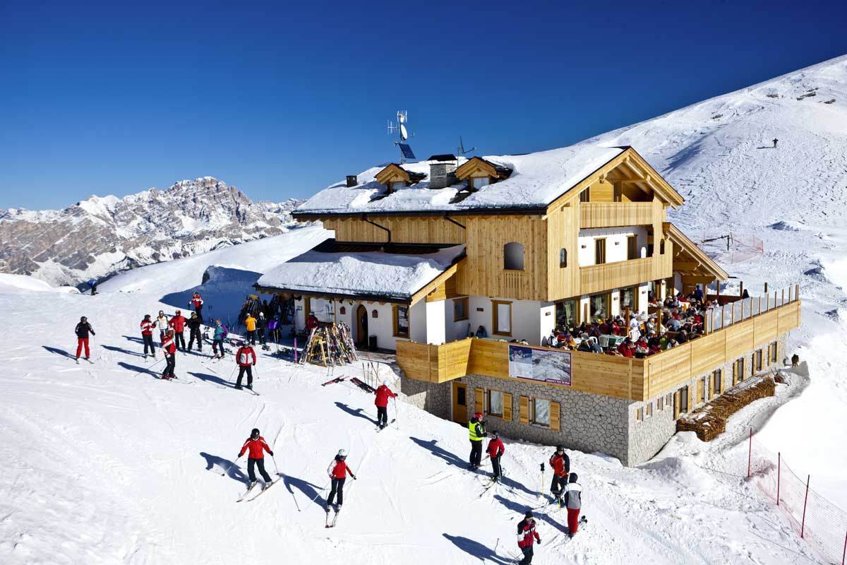 Terrazza Inverno - Rifugio Averau - 5 Torri - Dolomiti - Cortina d'Ampezzo