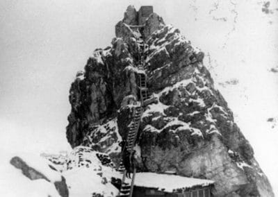 Postazione e osservatorio cima Averau - Grande Guerra Rifugio Averau - 5 Torri - Cortina d'Ampezzo © Collezione Museo Storico 7° Reggimento Alpini