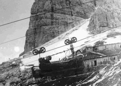 Teleferiche - Grande Guerra al Rifugio Averau - 5 Torri - Cortina d'Ampezzo © Collezione Museo Storico 7° Reggimento Alpini